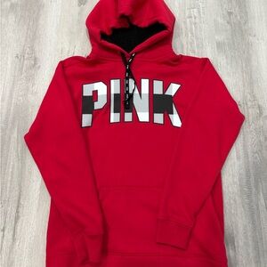 Victoria's Secret PINK red fleece hoodie